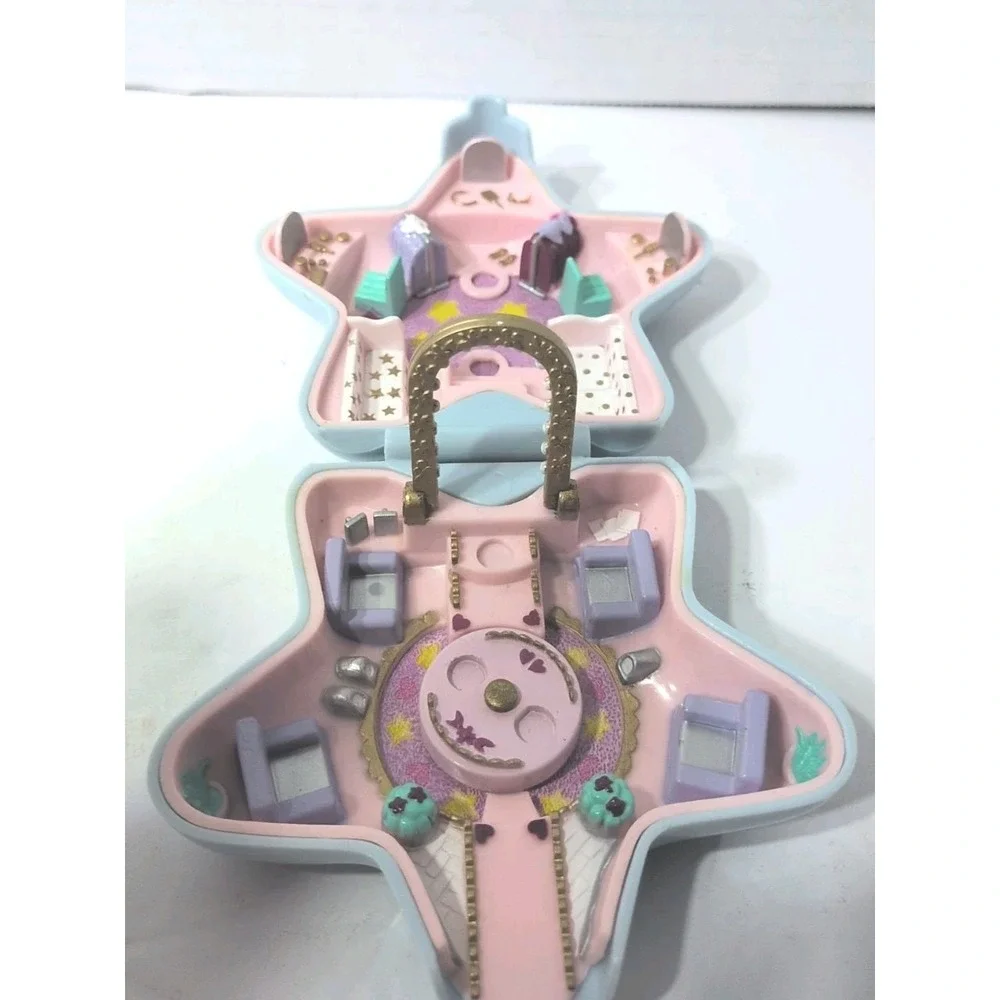 Vintage Polly Pocket Star-Shaped Compact Play Set 1992 Bluebird 90s